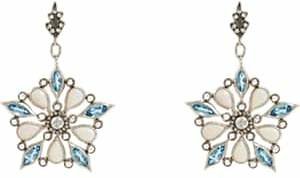 Cathy Waterman Women's Mixed-Gemstone Floral Drop Earrings