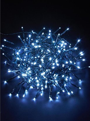 280 White Cluster Indoor/Outdoor Christmas Lights - 6m Lead