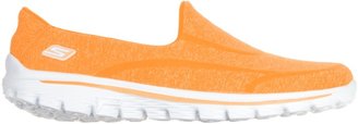 Skechers GOwalk Super Sock in Neon Orange Performance shoes