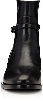 Balenciaga Women's Ankle-Wrap Jodhpur Boots-BLACK