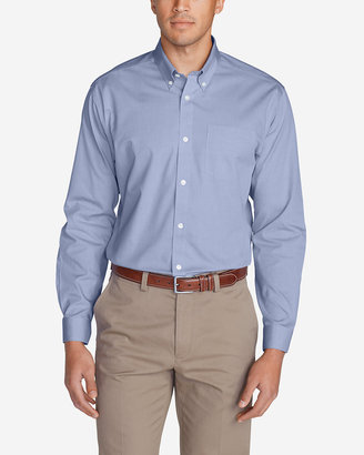 Eddie Bauer Men's Wrinkle-Free Classic FIt Pinpoint Oxford Shirt - Solid
