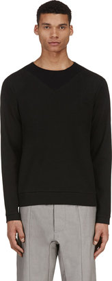 Public School Black Chevron Layered Sweater