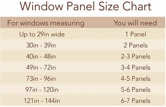 CHF CLOSEOUT! Sheer Westgate 50" x 84" Panel