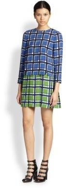 Marc by Marc Jacobs Toto Layered Contrast Plaid Dress