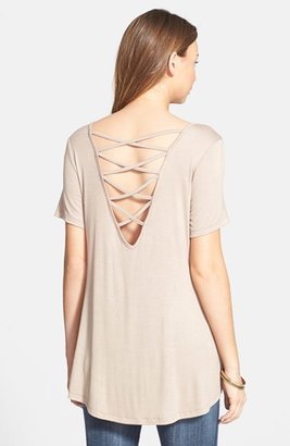 Sun & Shadow Graphic Strappy Back Tee (Juniors)