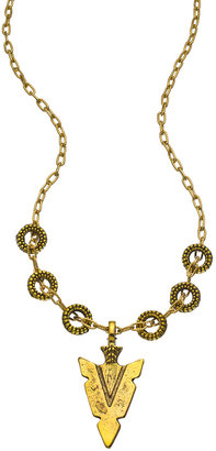 Jessica Elliot Gold Arrowhead Necklace