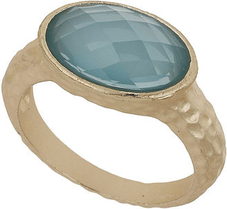 Topshop Turquoise Faceted Stone Ring