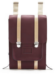The Cambridge Satchel Company Men's Expedition Backpack Oxblood/Natural