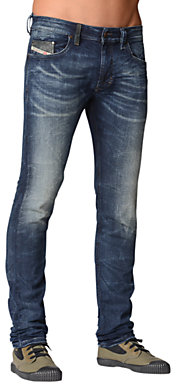 Diesel Thavar Jogg 600S Slim Jeans, Med Blue