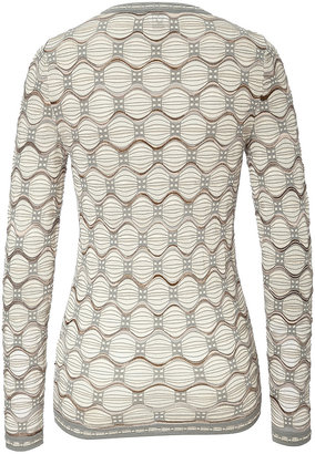 M Missoni Optical Knit Pullover