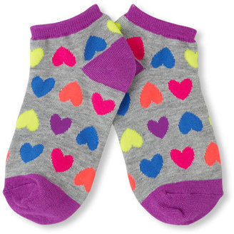 Children's Place Hearts ped socks