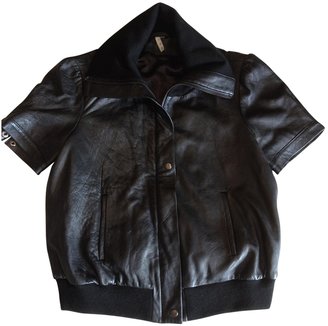 IRO Black Leather Biker jacket