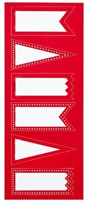 Container Store Paper Straw Flags Red Pkg/24
