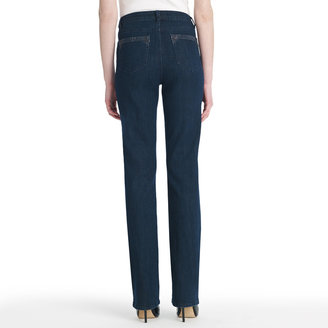 Jones New York Straight-Leg Denim Jeans with Bling (Petite)