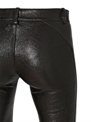 Faith Connexion Laminated Stretch Nappa Leather Trousers