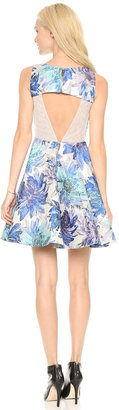 Alice + Olivia Foss Fitted Cutout Back Dress