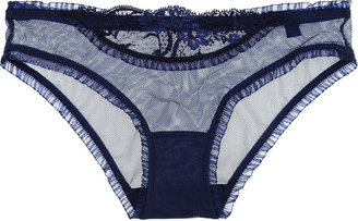 Stella McCartney Elodie Hopping lace-trimmed tulle briefs