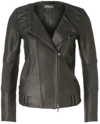 Leon Francis ROGUE Leather jacket black
