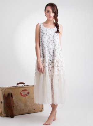 Young British Designers Sea Breeze Lace Dress - Sold Out by z-mode