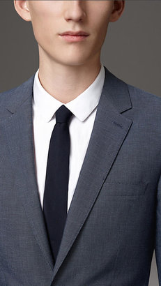 Burberry Slim Fit Cotton Silk Suit
