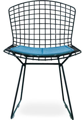 Knoll bertoia side chair with seat cushion