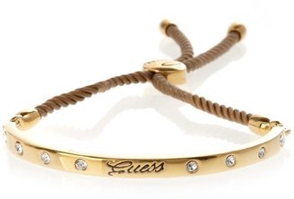 GUESS Demi Bangle with taupe cord