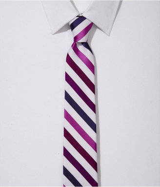 Express Narrow Silk Tie - Stripe