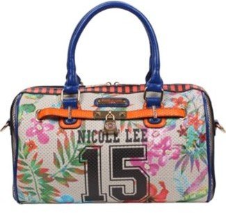 Nicole Lee Numeric 15 Print Boston Bag