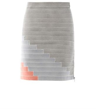 Boy By Band Of Outsiders Stripe stretch skirt