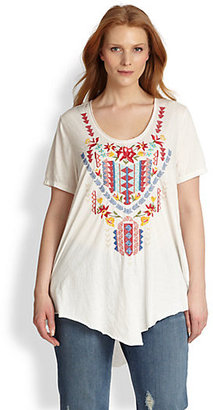 Johnny Was Johnny Was, Sizes 14-24 Ruby Embroidered Tunic