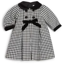 Florence Eiseman Infant's Pleated Check Dress