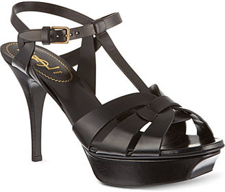 Saint Laurent Classic tribute sandals in black leather