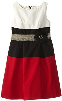 K.C. Parker Big Girls' Color-Block Sleeveless Dress
