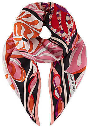 Emilio Pucci Printed silk scarf