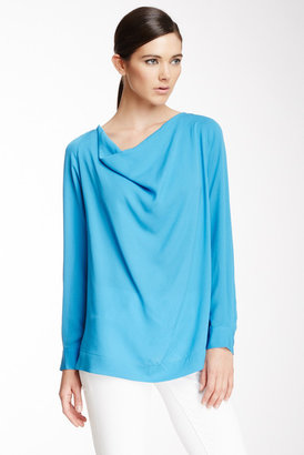 Yigal Azrouel Crepe Georgette Silk Blouse