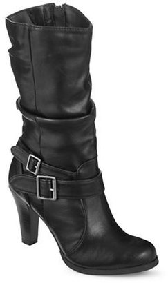 STYLE AND CO. Mickay Buckled Mid-Calf Boots --