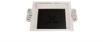 Cesa 1882 - Sterling Silver & Eco Leather Valet Tray