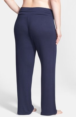 Shimera Ruched Waist Lounge Pants (Plus Size)