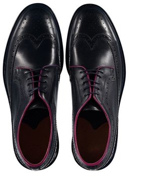 Paul Smith Leather Contrast Trim Lincoln Brogues