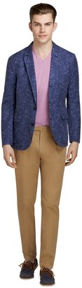 Brooks Brothers Slim Fit Pleat-Front Chinos