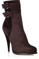 Givenchy Brown Suede Buckled Boots