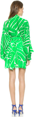 Issa Poppette Silk Kimono Dress