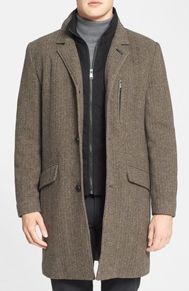 Marc New York 1609 Marc New York by Andrew Marc 'Holt' Herringbone Topcoat (Online Only)