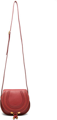 Chloé Small Marcie Satchel in Berry Cupcake