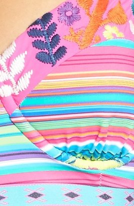 Nanette Lepore 'Flora Fiesta' Longline Bikini Top