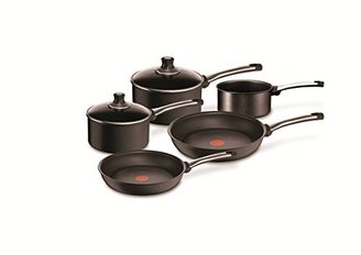 Tefal Preference Pro Non-Stick Cookware Set - 5 Pieces, Black