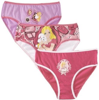 Barbie Girl's HM3045 Set of 3 Knickers