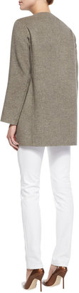 Theory Nyma Divide Asymmetric Two-Button Coat