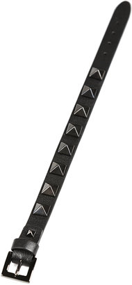 Valentino Noir Small Rockstud Bracelet