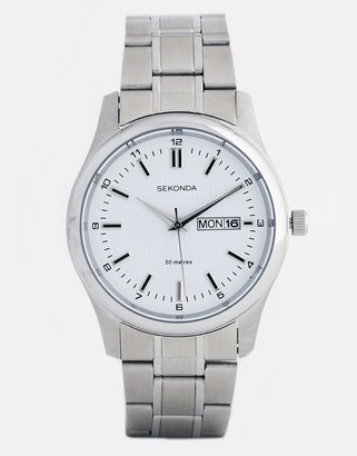 Sekonda Silver Stainless Steel Watch 1017